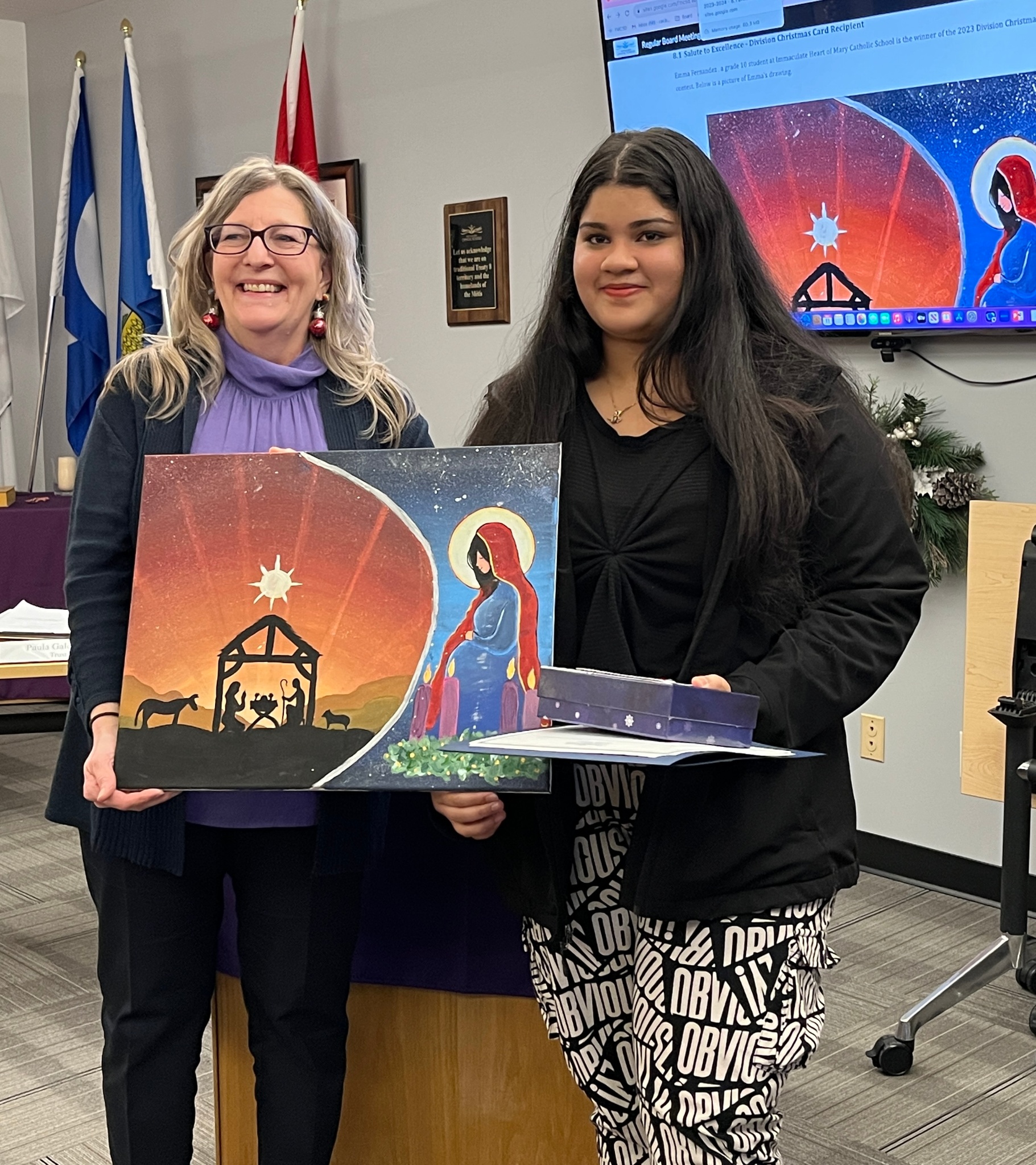 FMCSD Christmas Card Contest winner