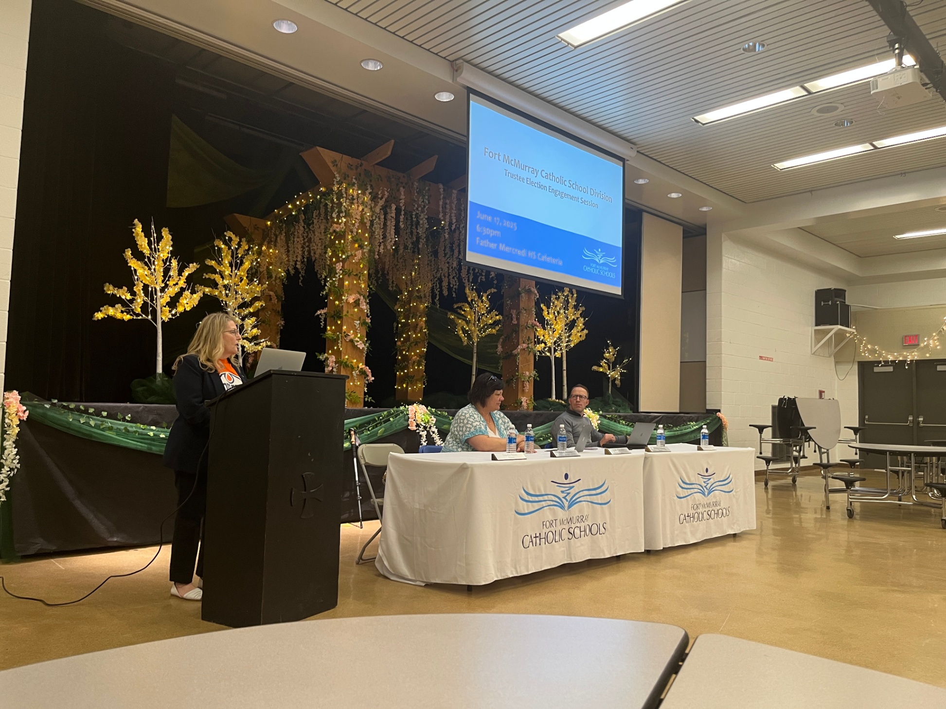 Photo of Trustees at Trustee Election Engagement Session