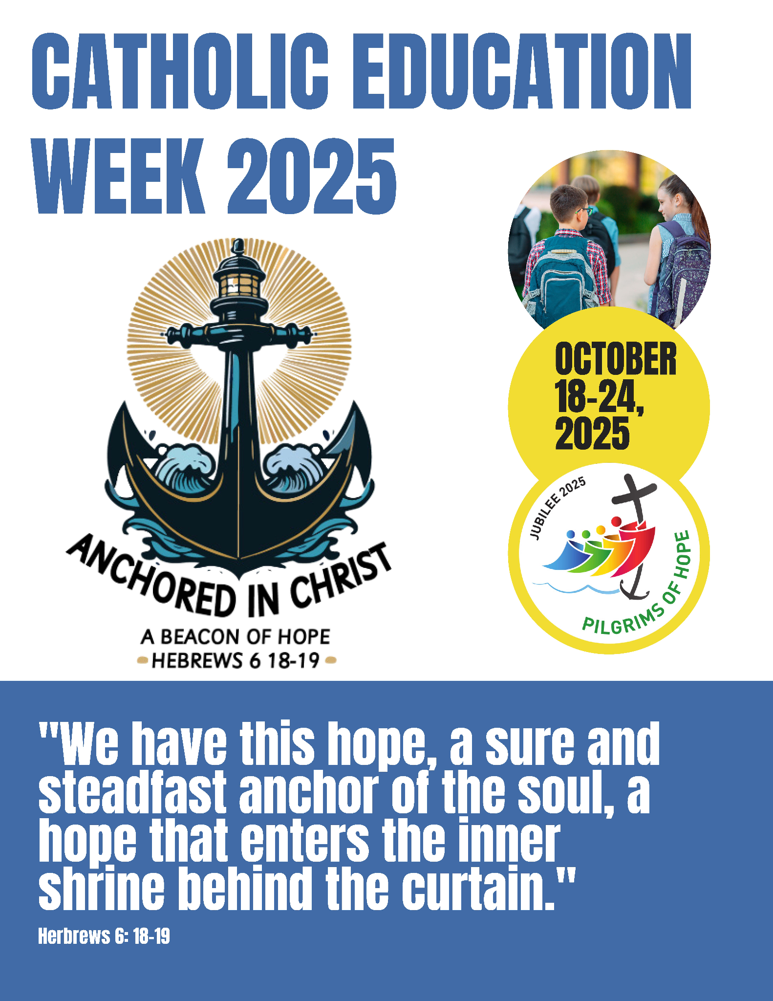 Catholic Education Week Poster 2025